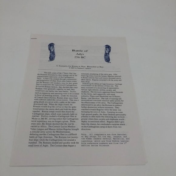 Rare, vintage 2000 Avalanche Press Rome At War- Hannibal at Bay - Picture 5 of 10